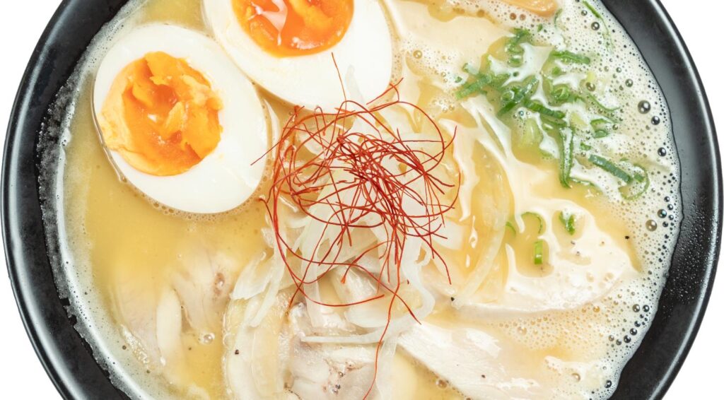 Ramen Kazamidori Honten - tori paitan ramen bowl