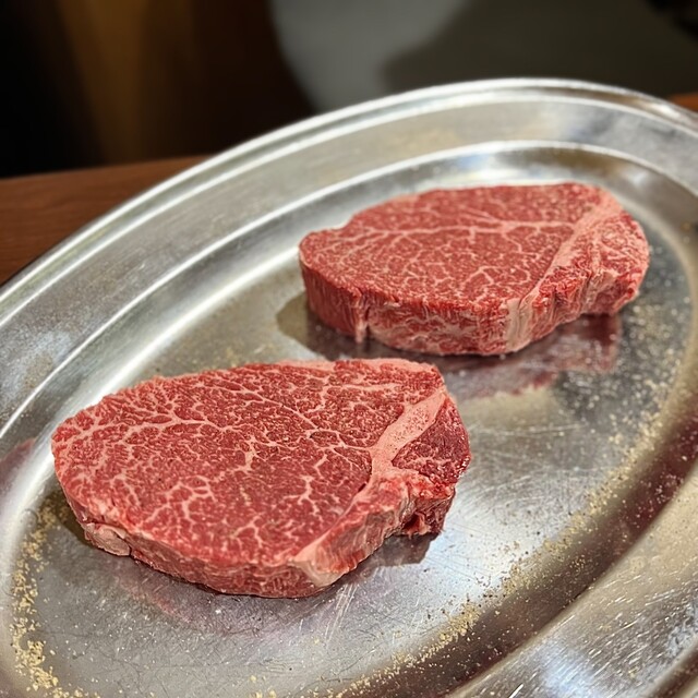 Beef dish at Okada Shokuhin