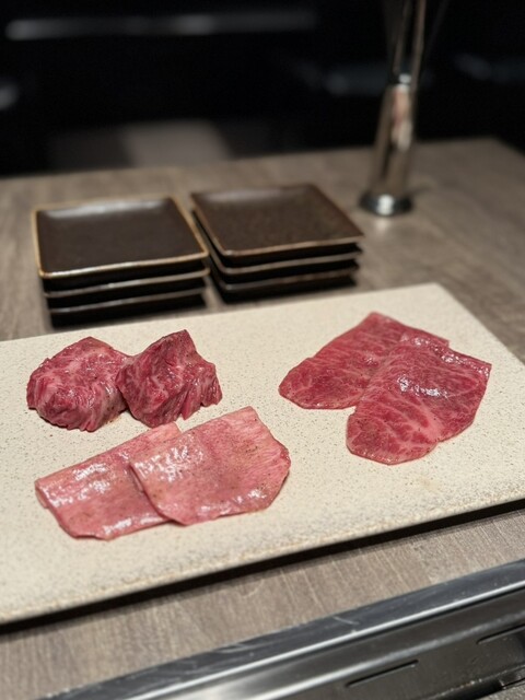 Beef dish at Yakiniku Ushigoro Umeda-ten