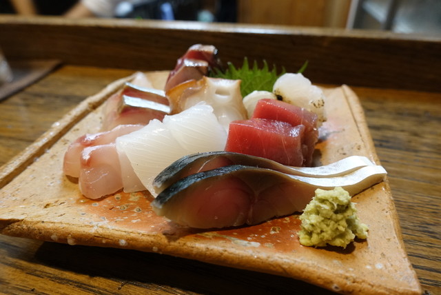 Assorted sashimi at Washoku Haru