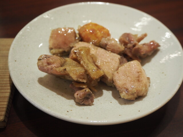 Cooked meat appetizer at Akita Kurasu
